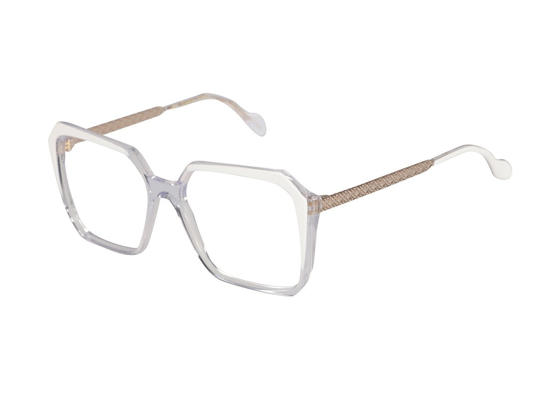 Kador Gold Lizzy Am Geometric Square Eyeglasses