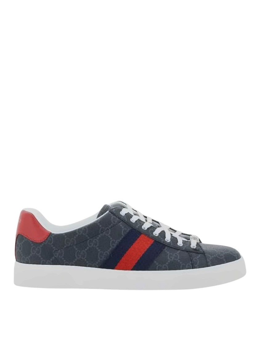 Gucci Low-Top Canvas Sneakers With Monogram Pattern