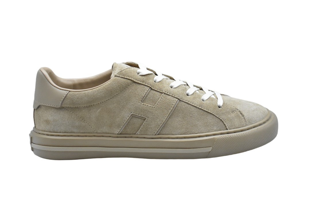 Hogan Beige Deserto Laced Casual Low Shoes