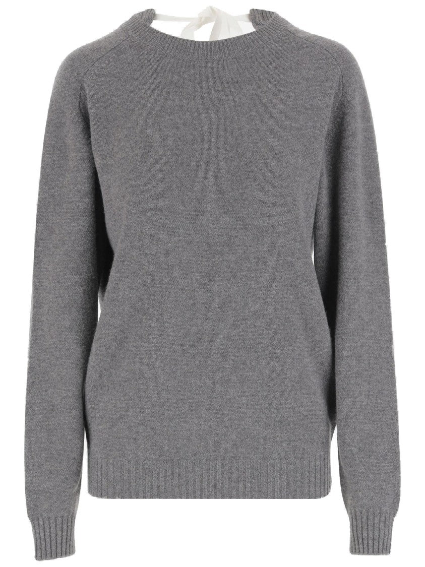 Carven V-Neck Cashmere Sweater