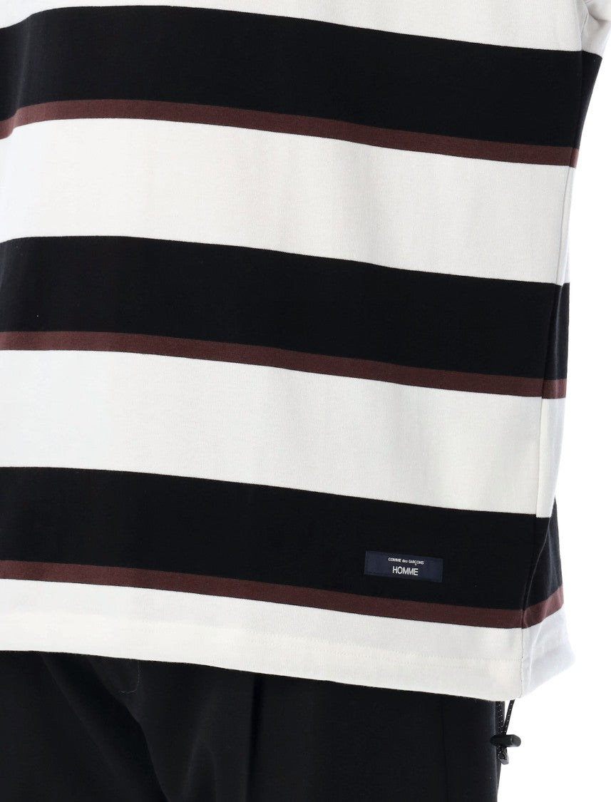 Comme Des Garçons Bold Horizontal Stripe Cotton T-Shirt