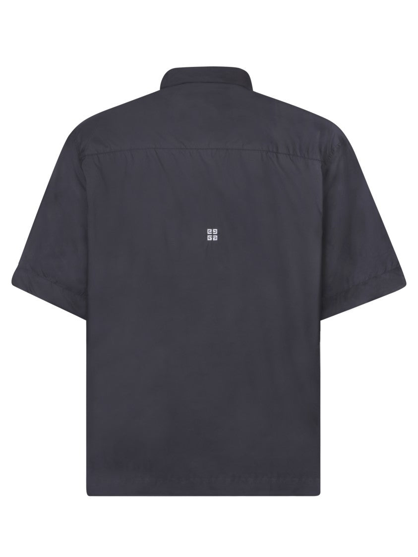 Givenchy Short-Sleeve Logo Shirt