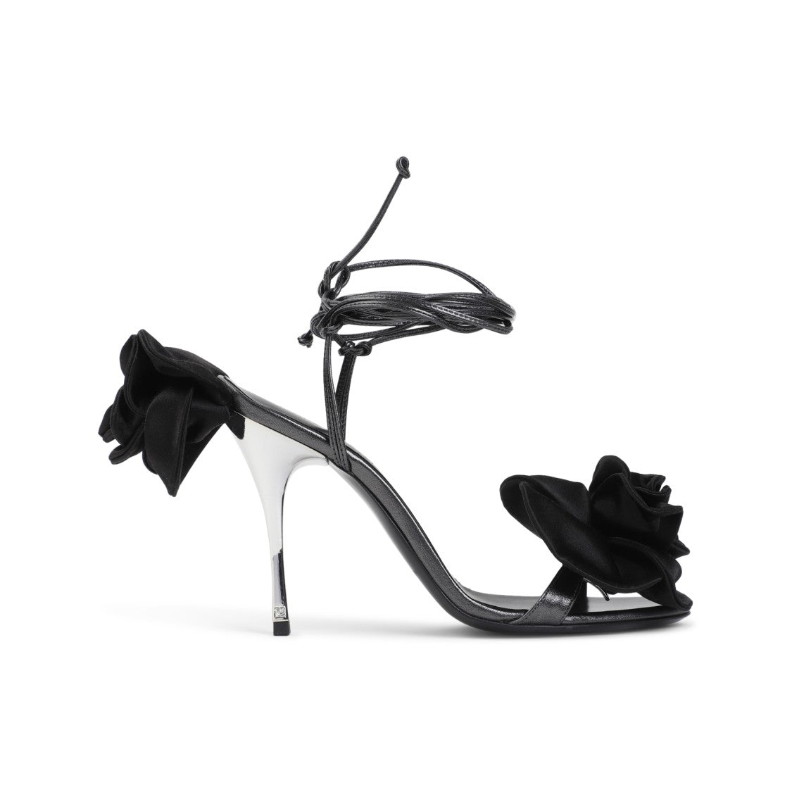 Magda Butrym Women's Sandals With Floral Accents And Calf Leather