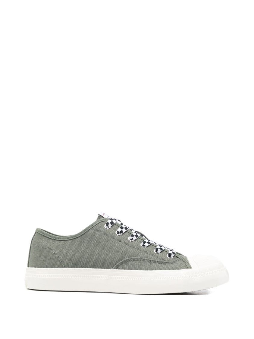 Kenzo Silk And Nylon Blend Panelled Sneakers