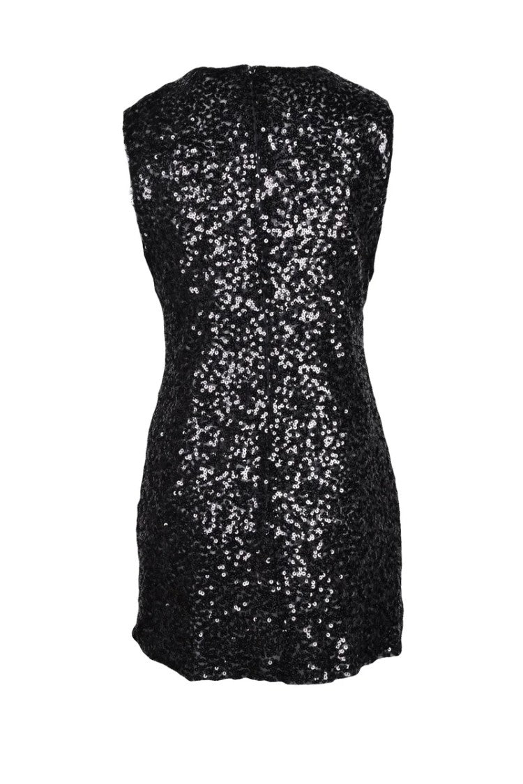 Meimeij Sequin Sheath Dress - Black