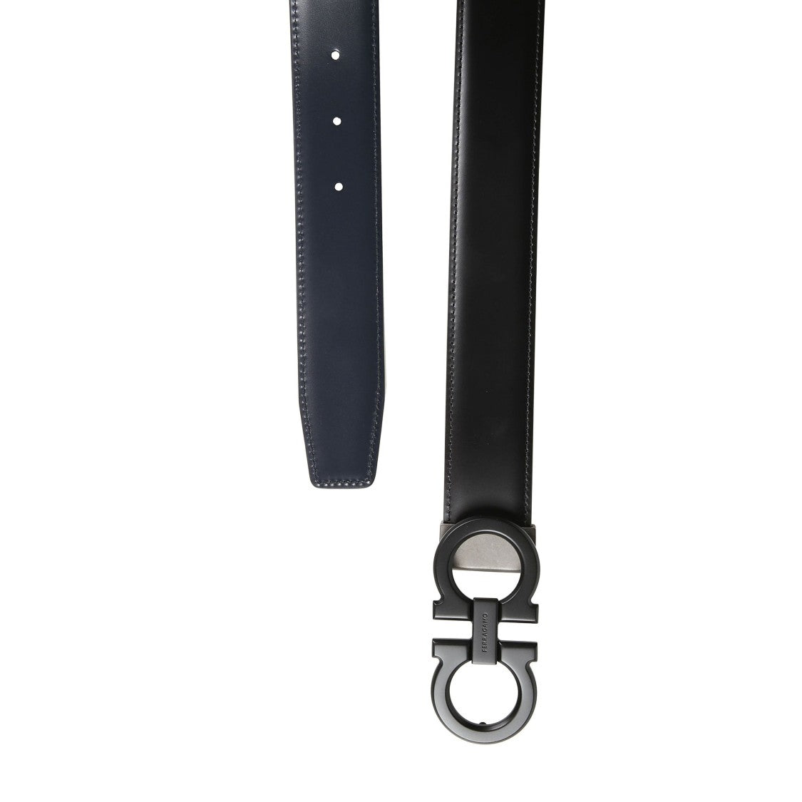 Ferragamo Double Adjustable Neutrals Belt