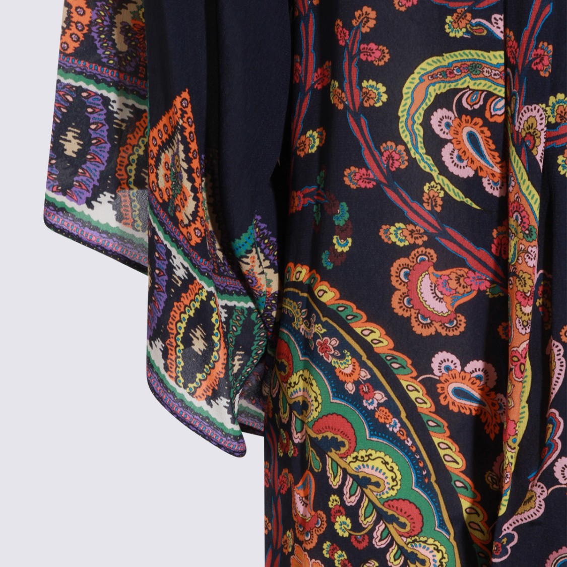 Etro Flowing Long Dress With Paisley Pattern
