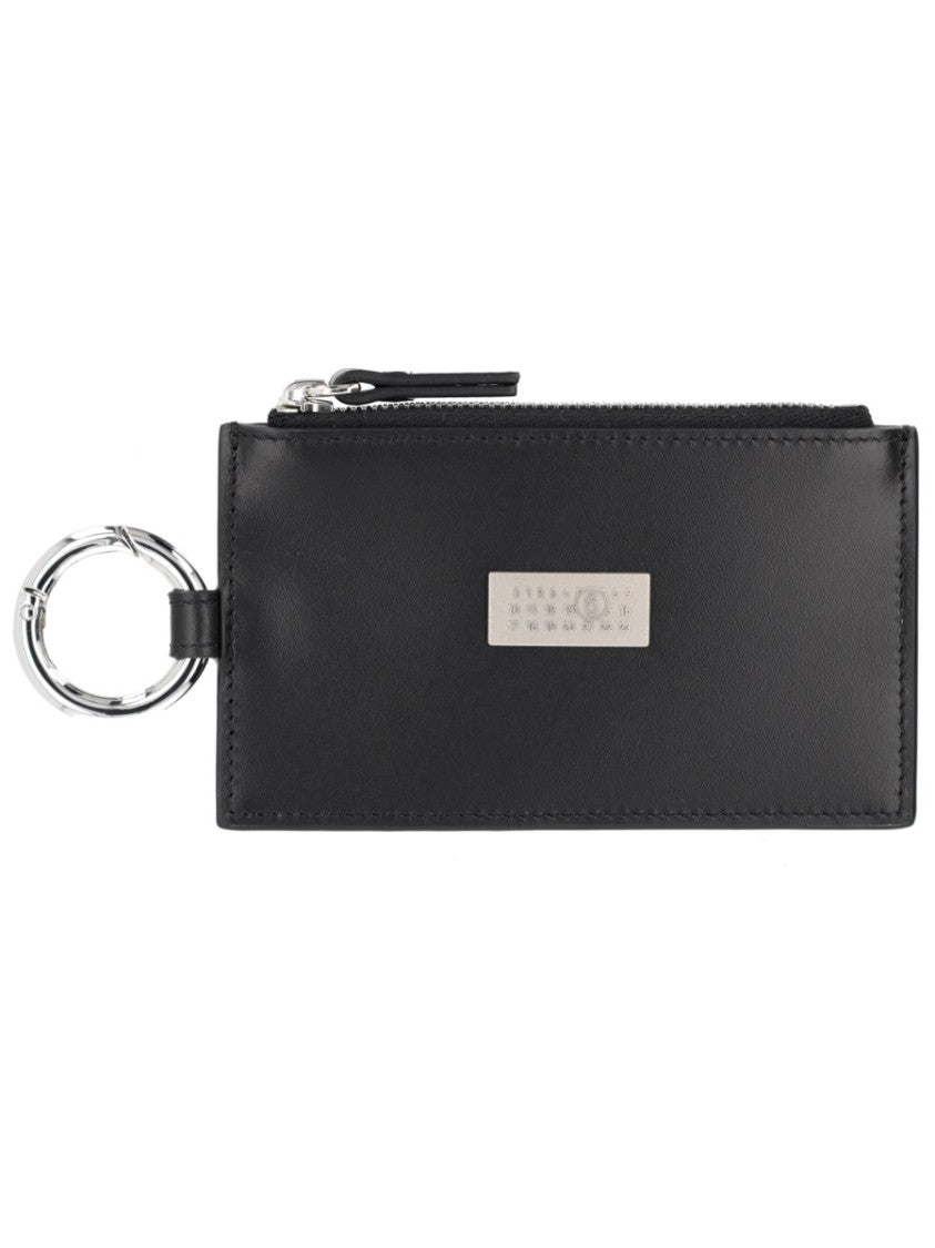 Mm6 By Maison Margiela Leather Zippered Card Holder