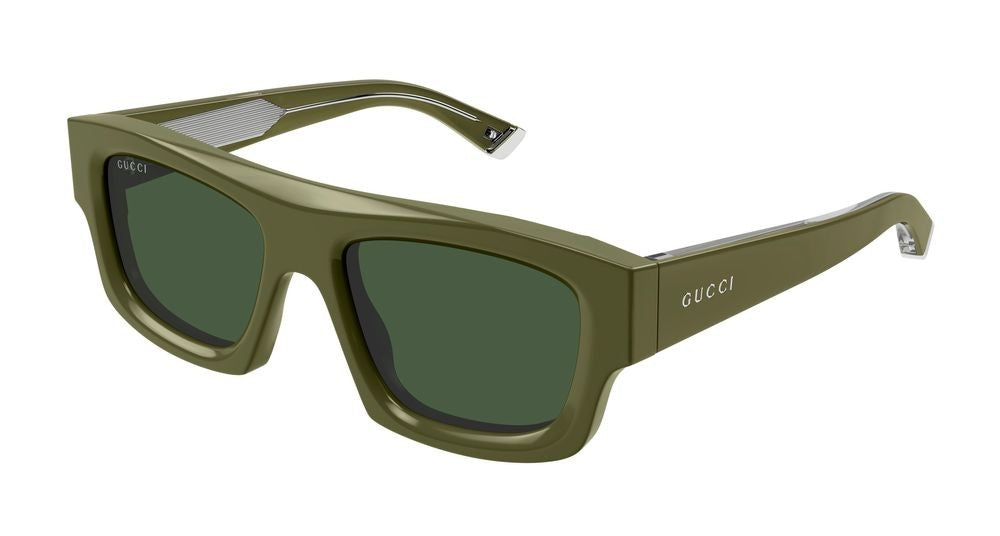 Gucci Green Matte Olive Green Finish Sunglasses