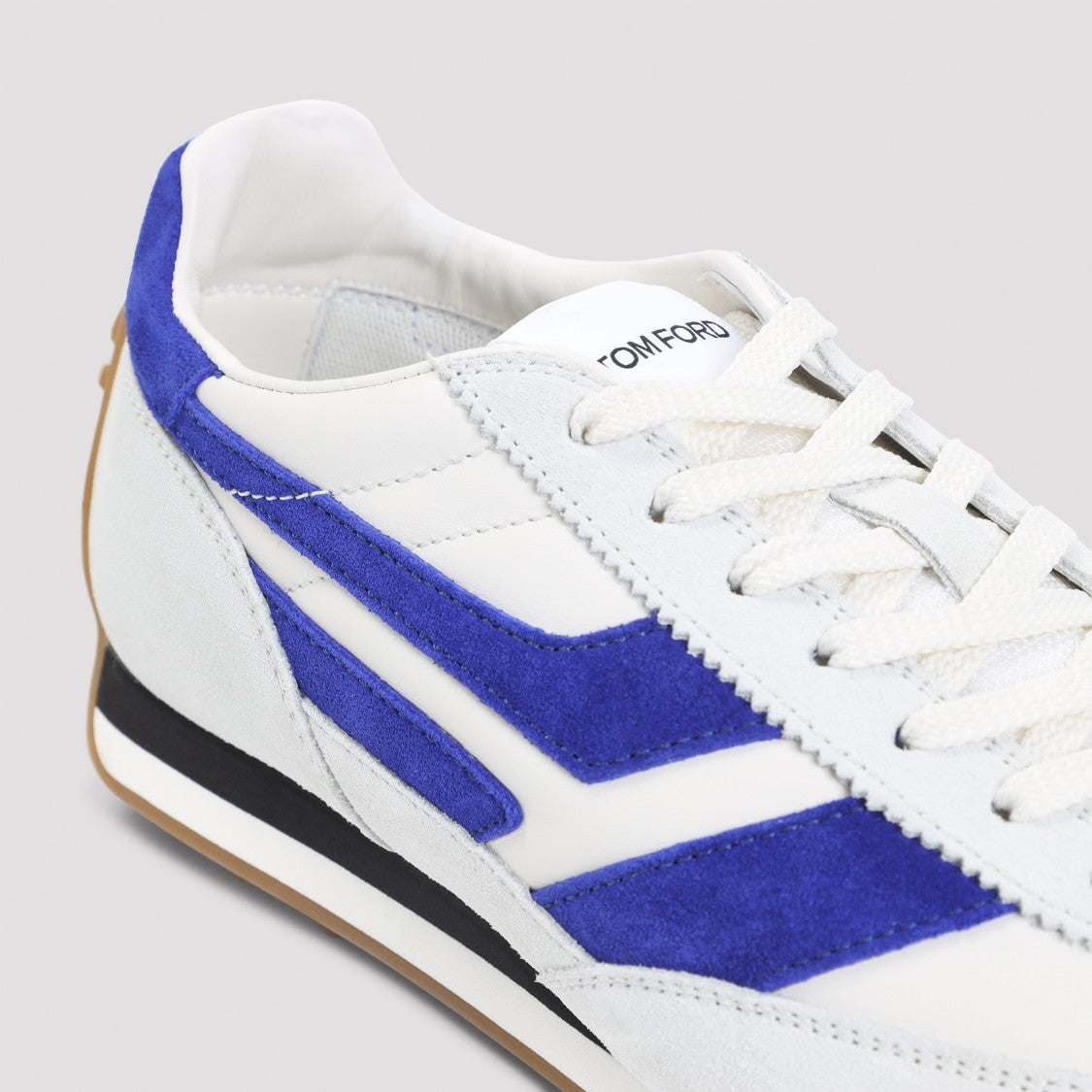 Tom Ford White Leather Sneakers