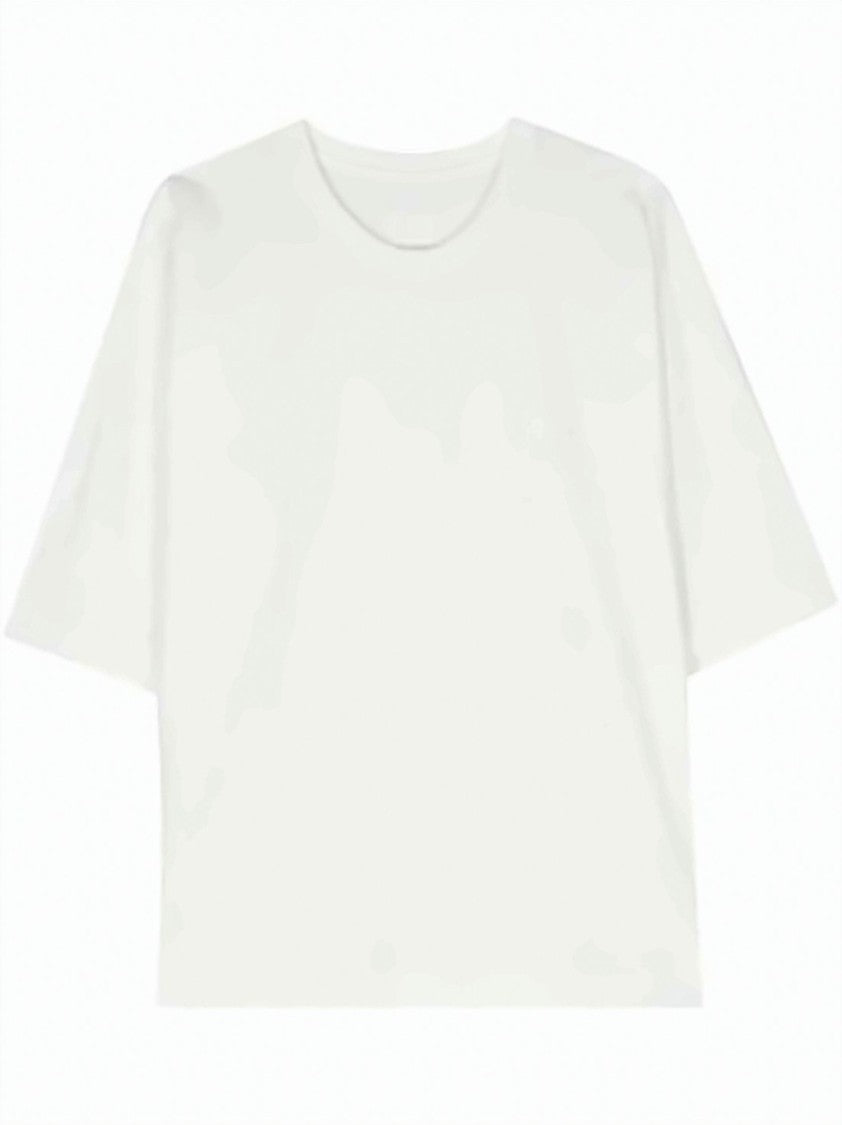Homme Plissé Issey Miyake Relaxed-Fit White Cotton Short-Sleeved T-Shirt