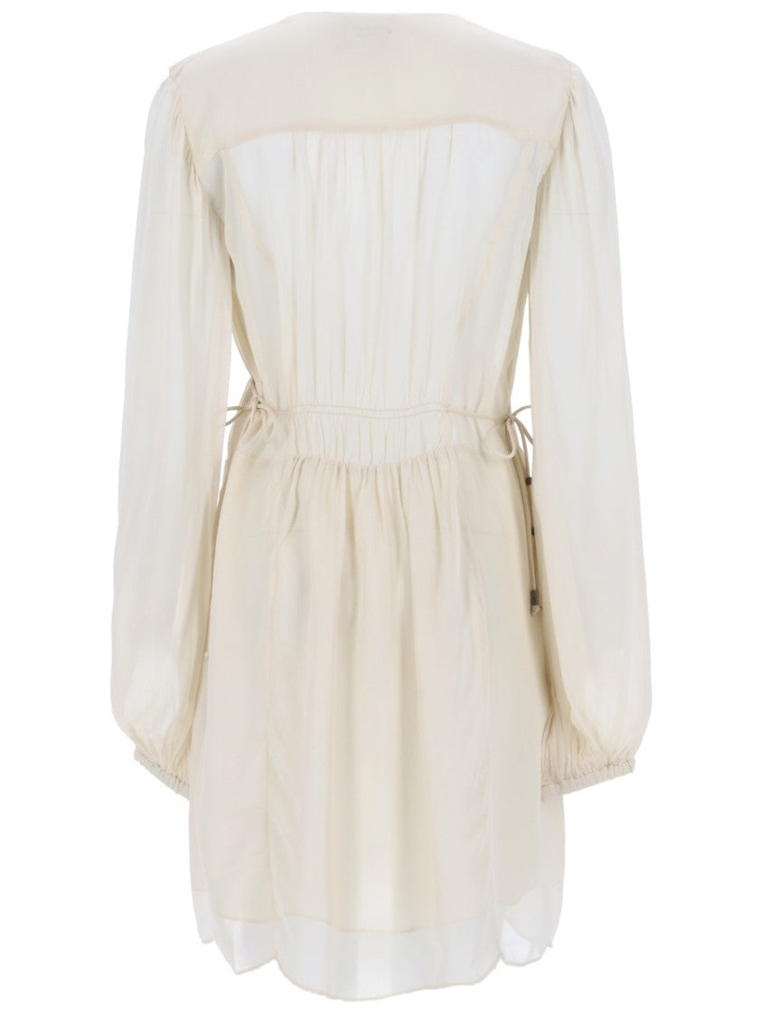 Isabel Marant Étoile Loriena Gathered Ruched Viscose Dress
