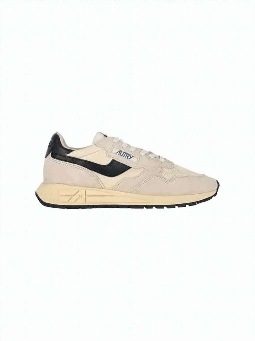 Autry Low-Top Suede And Nylon Sneakers With Retro Accents