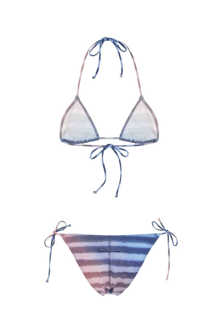 Jean Paul Gaultier Printed Stretch Nylon Bikini