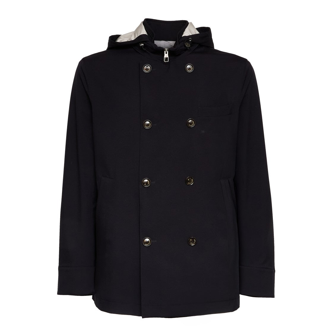 Montecore Hybrid Peacoat Parka Hooded Jacket