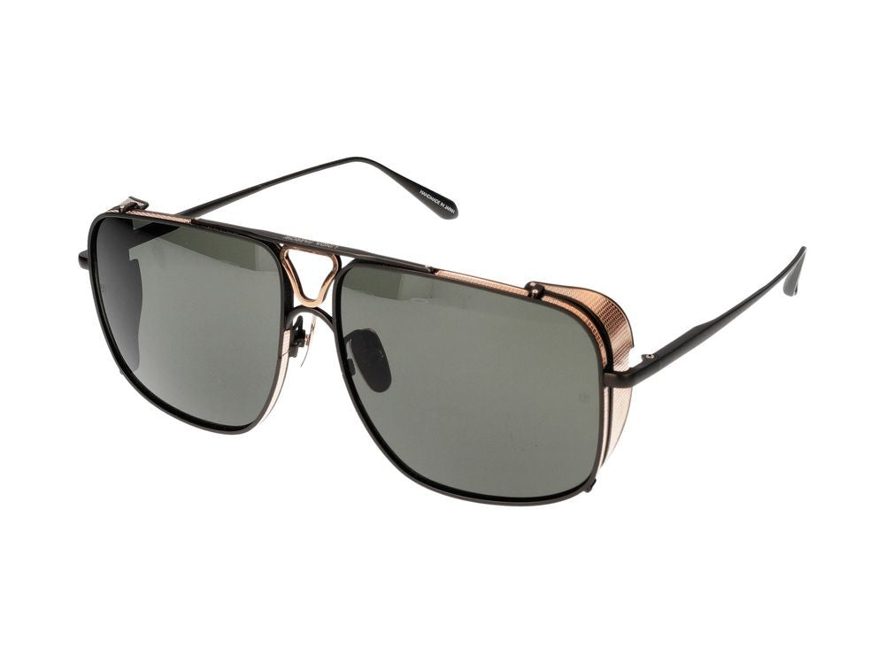 Linda Farrow Sunglasses Lfl/1393 Enzo C01 Matte Black 64/14/145
