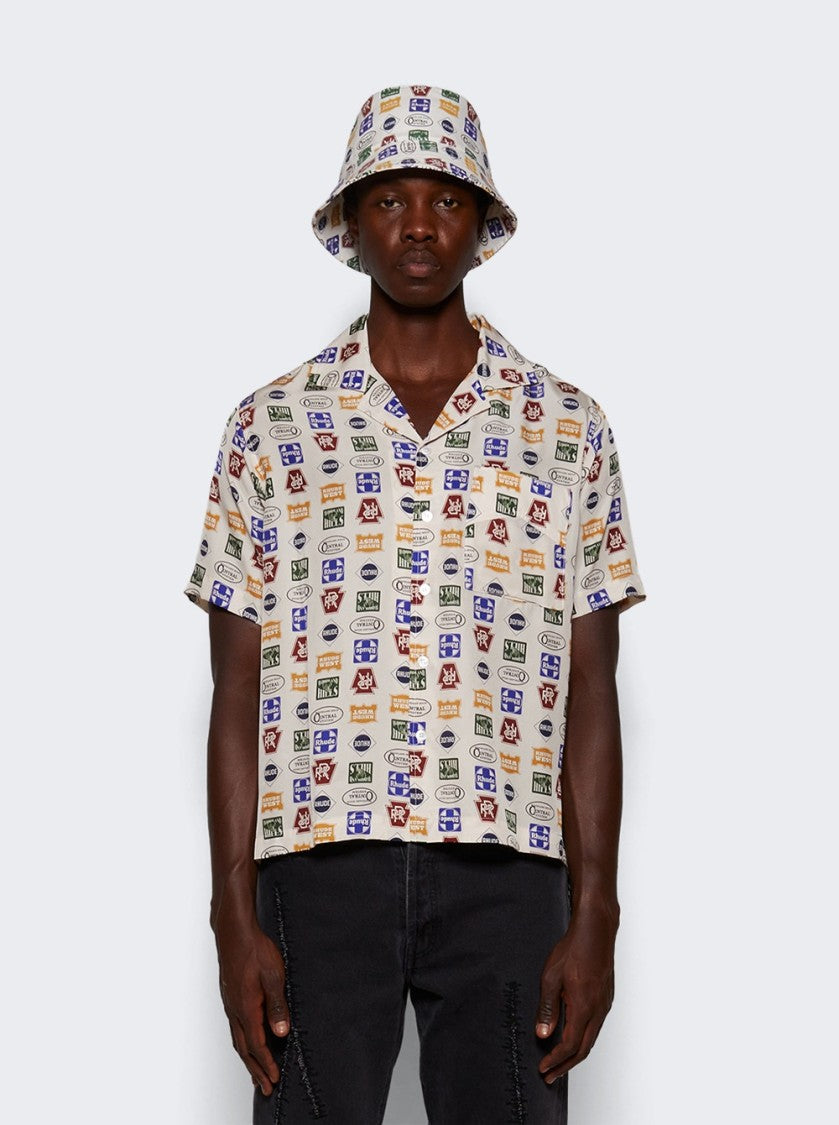 Rhude Trucker Print Shirt Multicolor