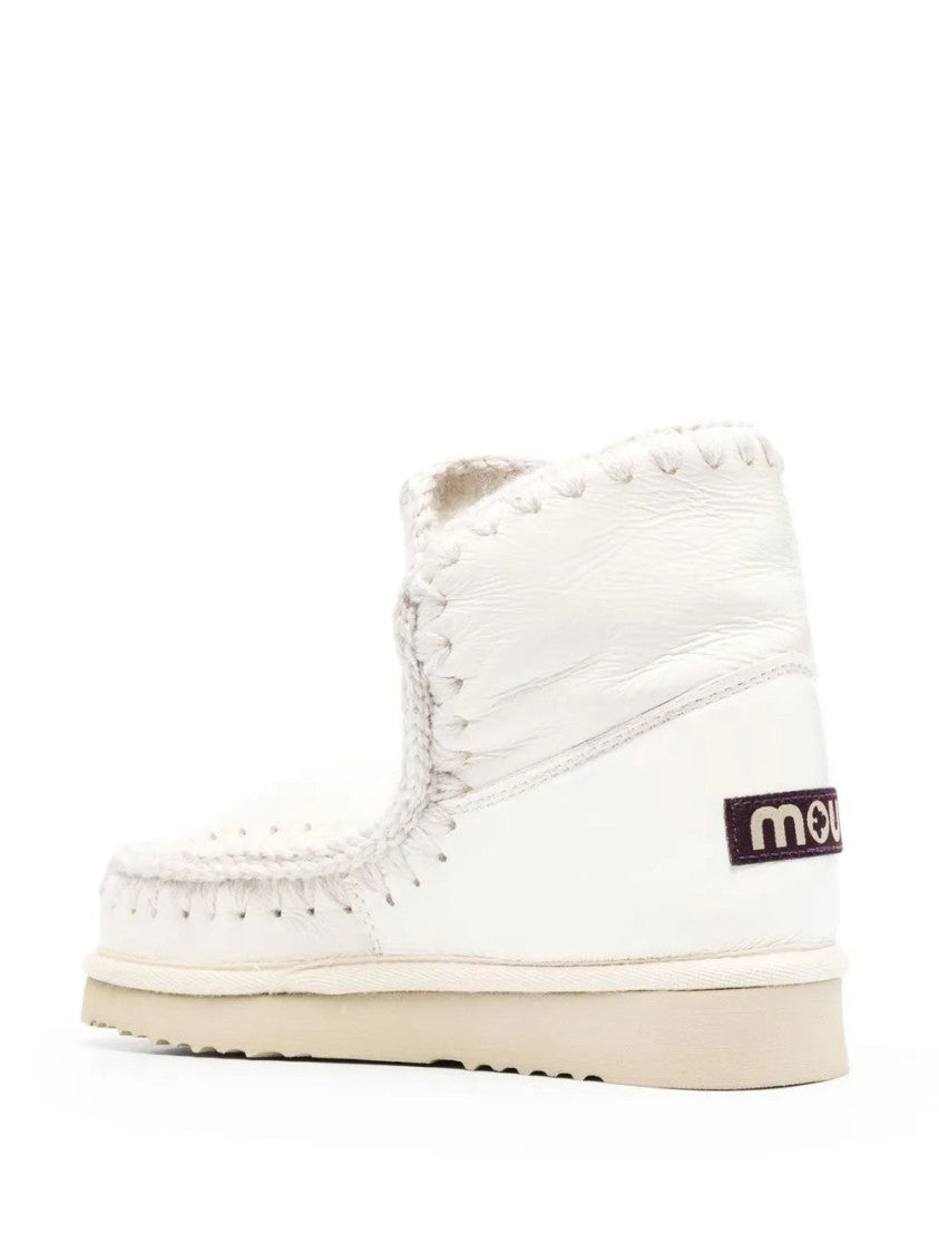 Mou Closed-Design Ankle Boots With Sheep Leather