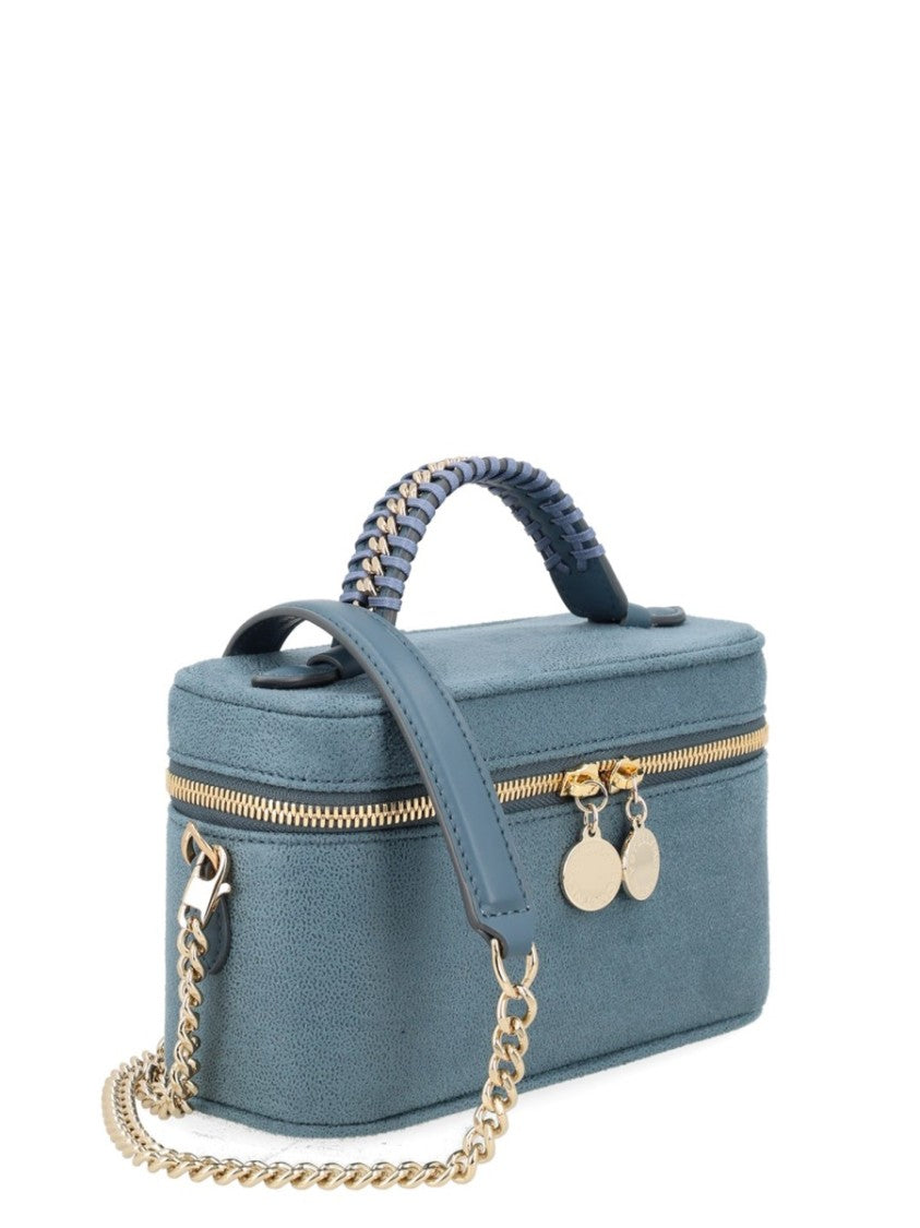 Stella Mccartney Gold Vanity Falabella Polyamide Bag