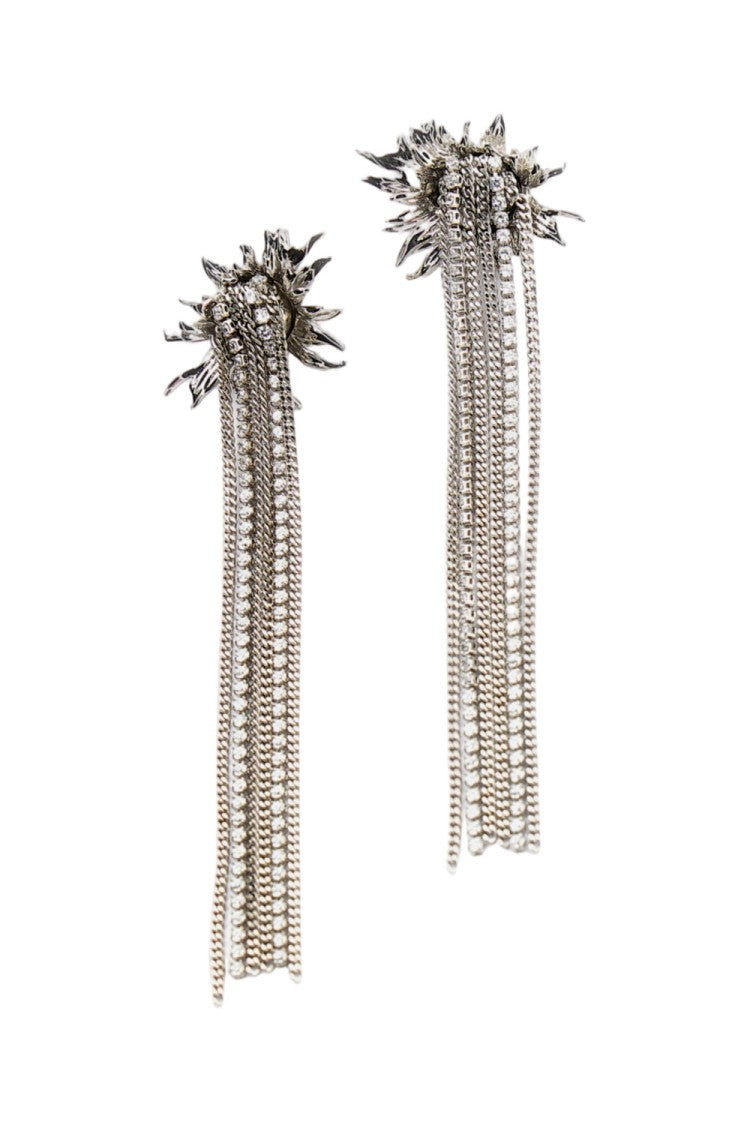 Alexander Mcqueen Sunflower Design Earrings