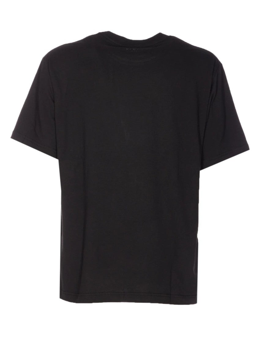 Kenzo Black Wild Tiger Cotton T-Shirt