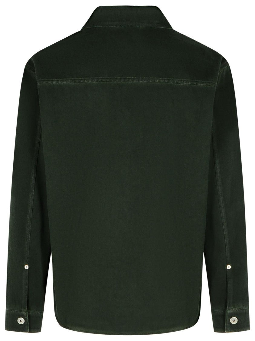 Burberry Green Cotton Shirt