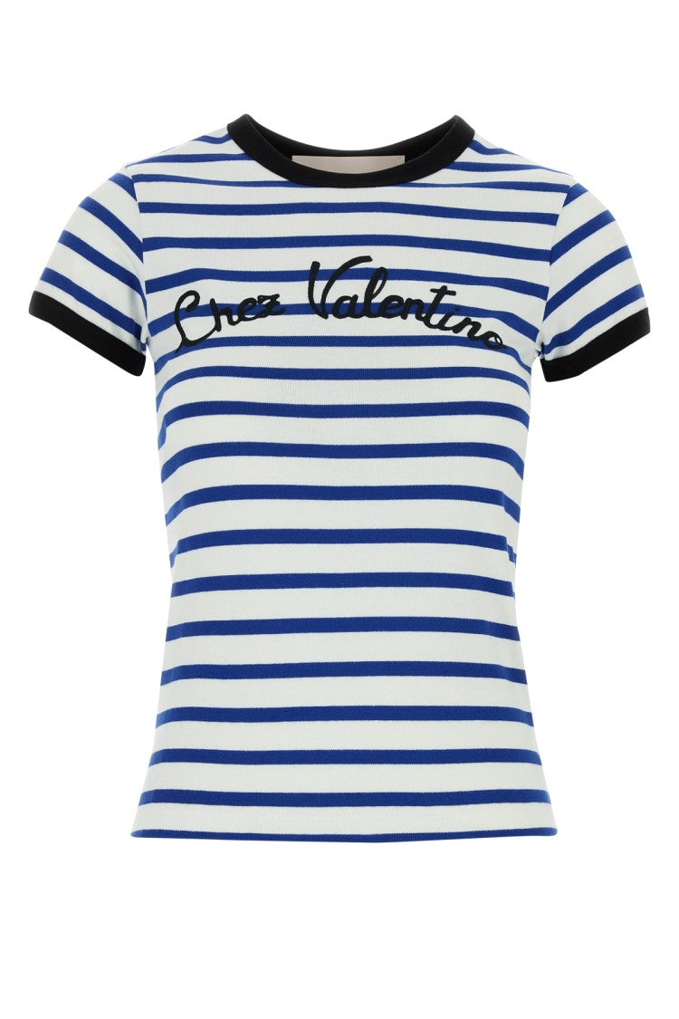Valentino Garavani Embroidered Cotton T-Shirt
