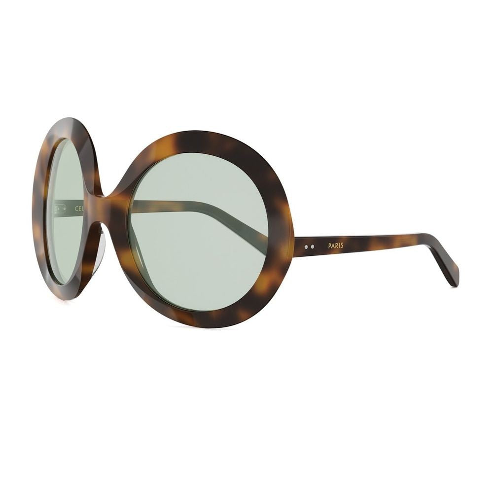 Celine Havana Cl40345i Disc Round Acetate Sunglasses