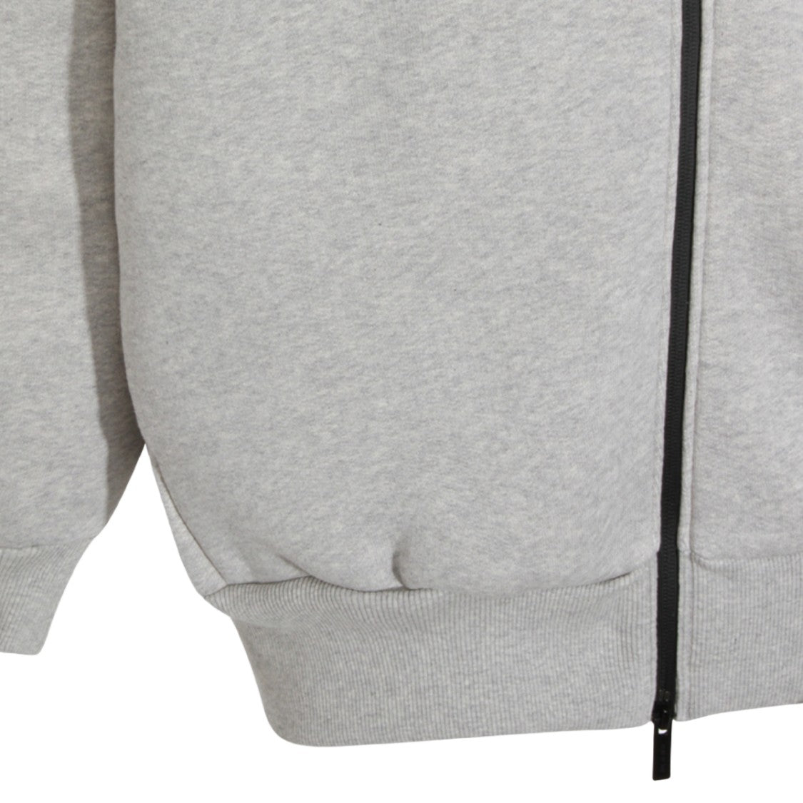 Fear Of God Light Grey Zip-Up Hoodie Sweater