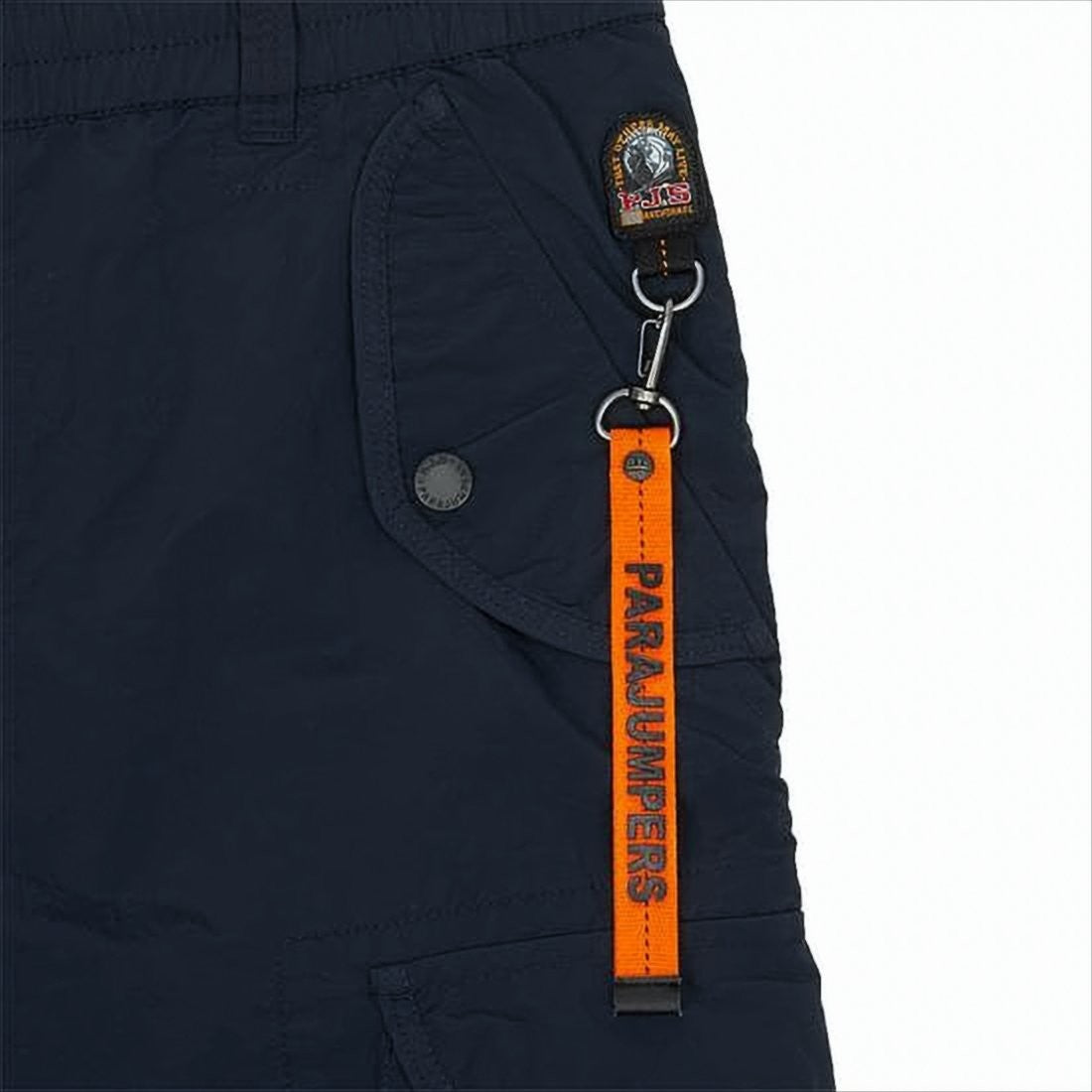 Parajumpers Utilitarian Blue Shorts With Structured Waistband