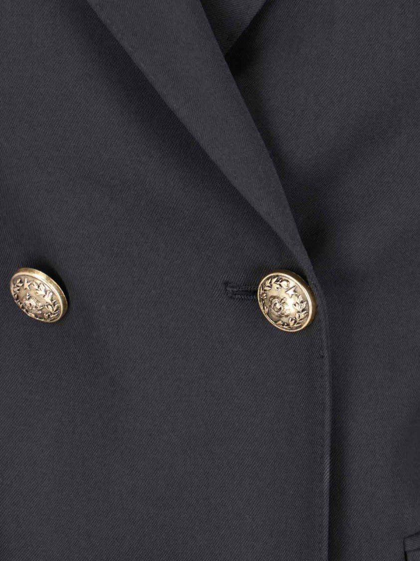 Golden Goose Black Double Breasted Wool Blazer