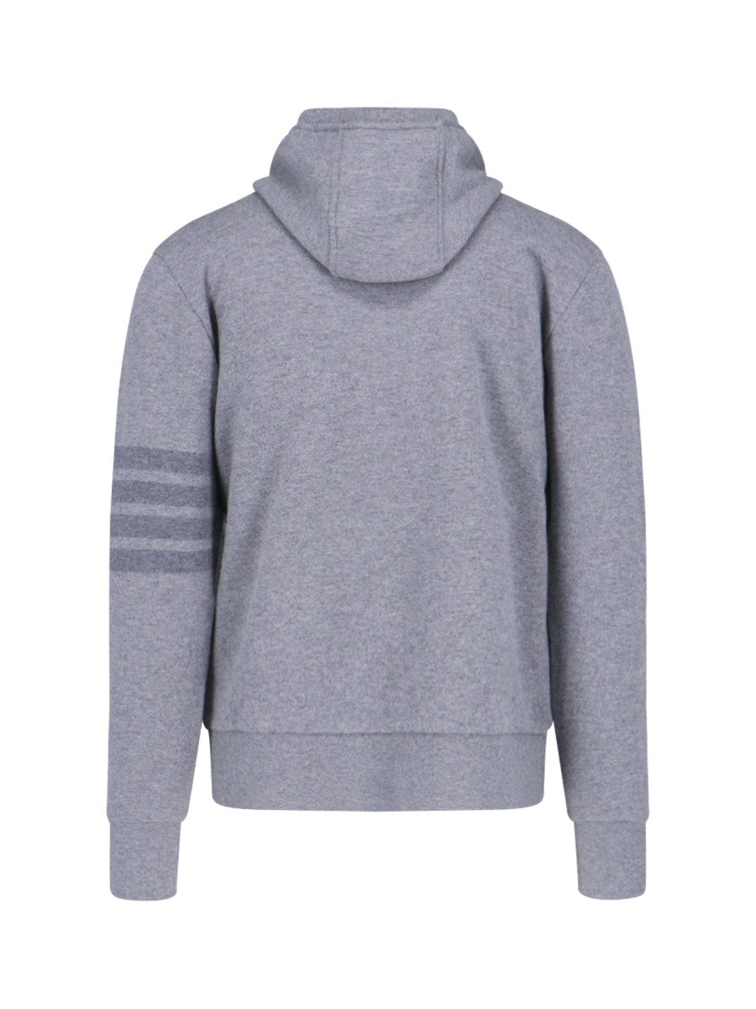 Thom Browne "Cappuccio" Hoodie – Grey