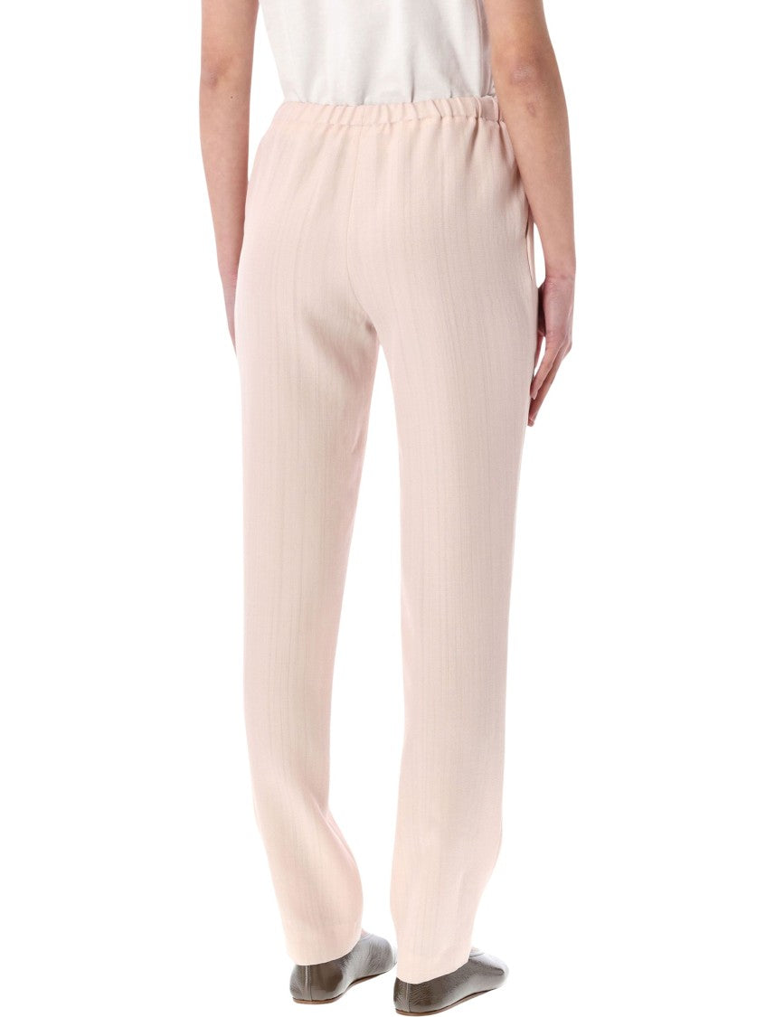 Loulou Studio Straight-Leg Trousers With Elasticated Waistband