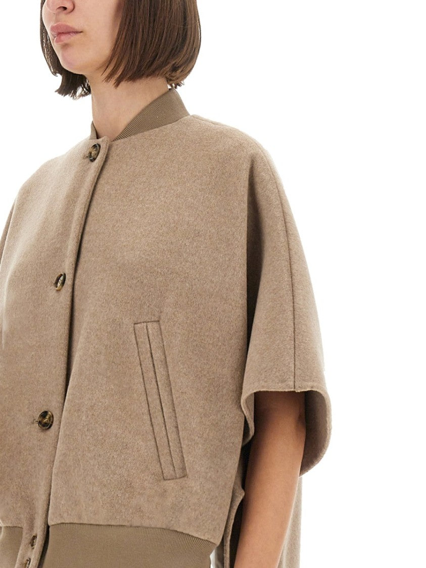 Max Mara Leticia Boxy Cropped Cashmere Coat