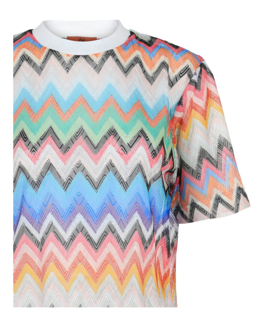 M Missoni Zig Zag Short Sleeve Shirt