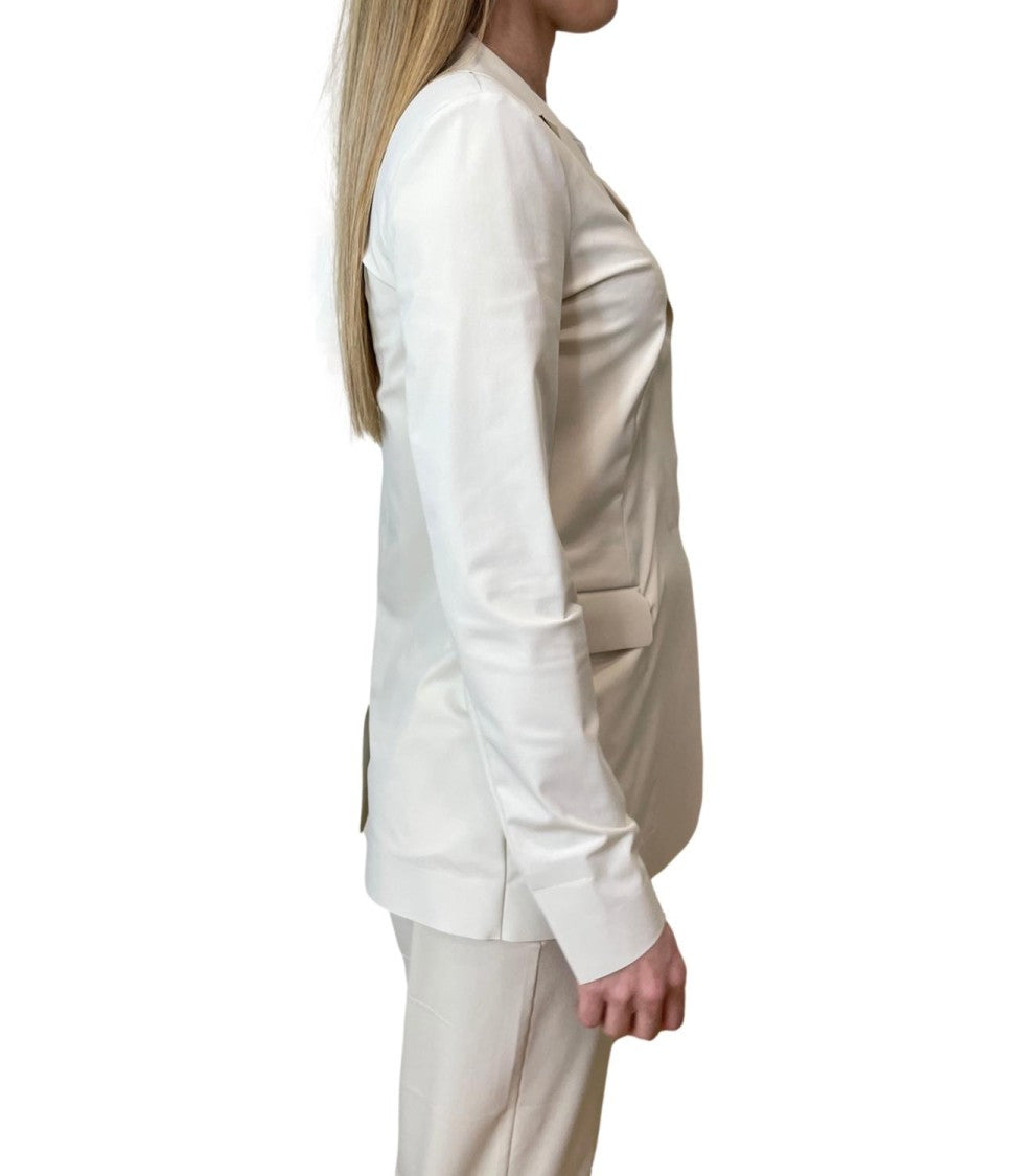 Max Mara Ivory White Mmlpalo Polyamide Jacket