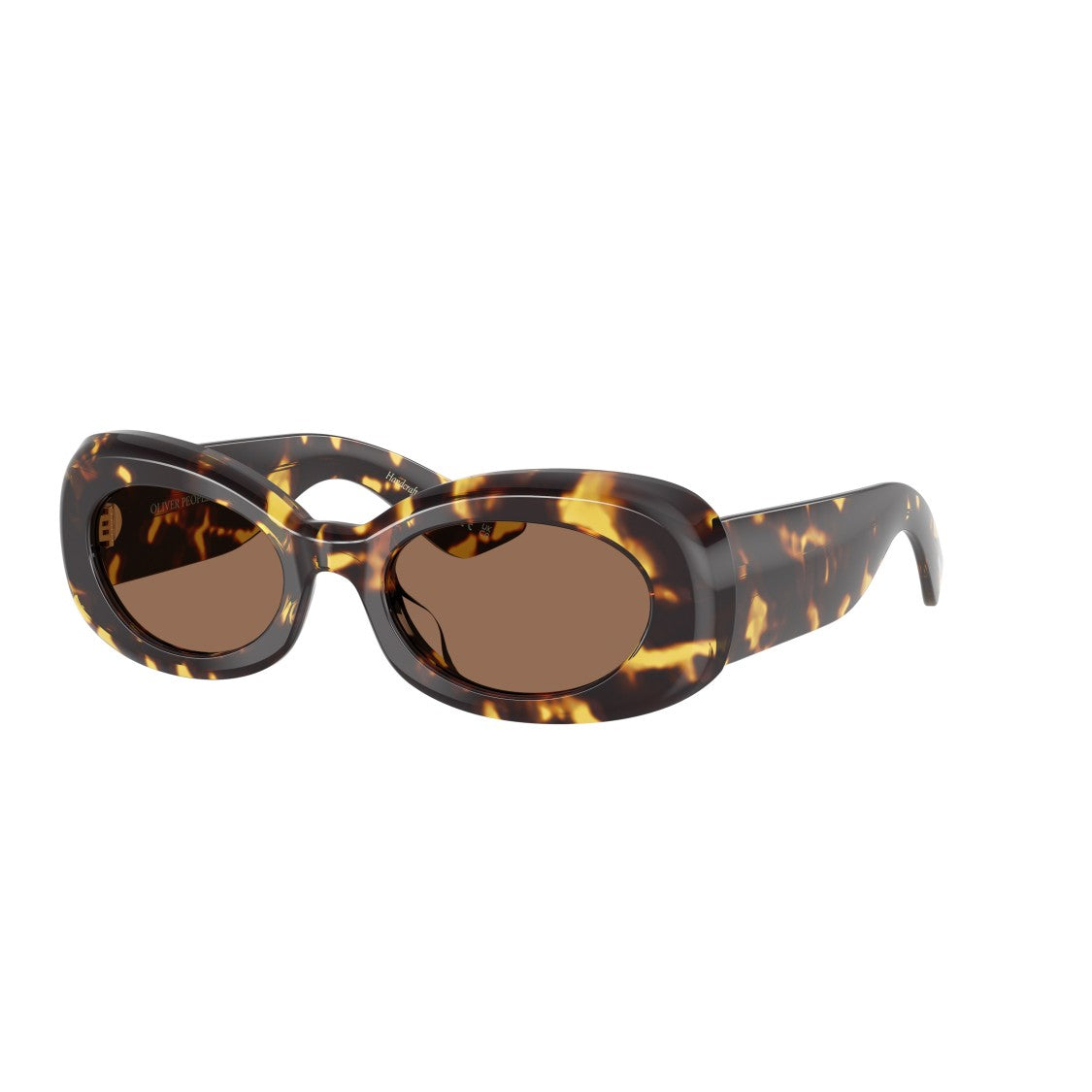 Oliver Peoples 0Ov5606su Oval Tortoiseshell Sunglasses With Bold Retro Design