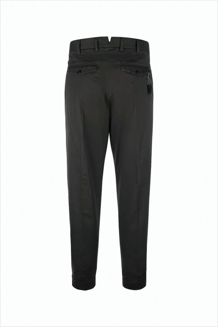 Pt Torino Cropped Tailored Suit Pants With Unique Feather Charm