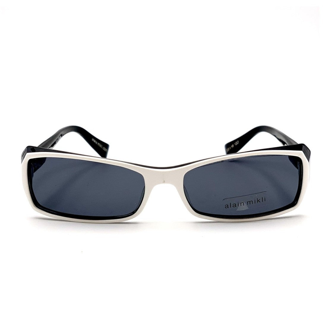 Alain Mikli White A0480 Acetate Rectangular Sunglasses