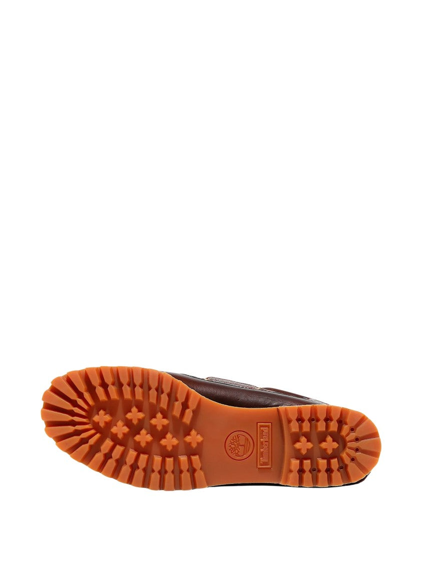 Timberland Brown Calf Leather Boat Shoes