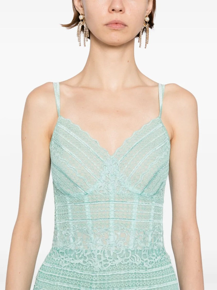 Saiid Kobeisy Lace Long Dress