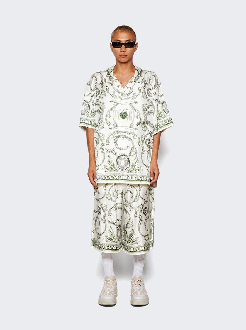 Alexander Wang Silk Money Print Boxer Shorts