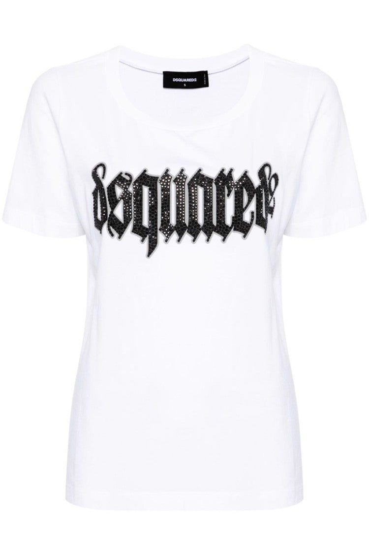 Dsquared2 White Cotton T-Shirt