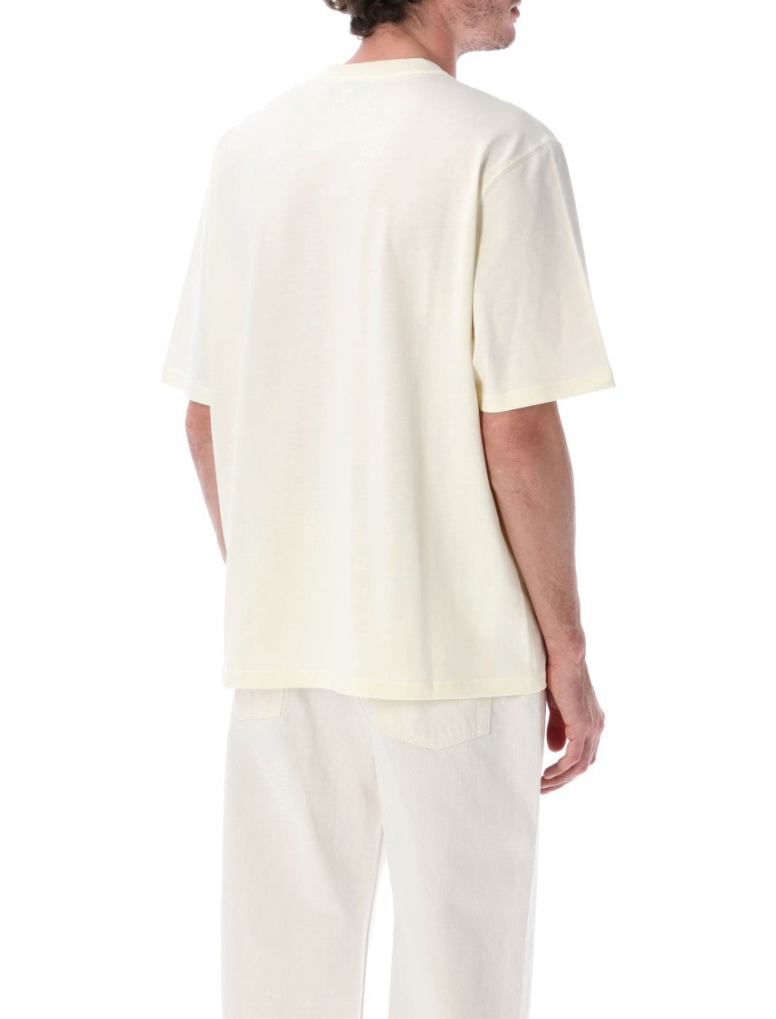 Ami Paris Sewn Scarf Relaxed Short Tee