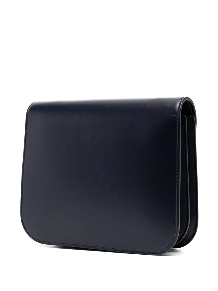 Bally Structured Rectangular Crossbody Bag With Adjustable Strap