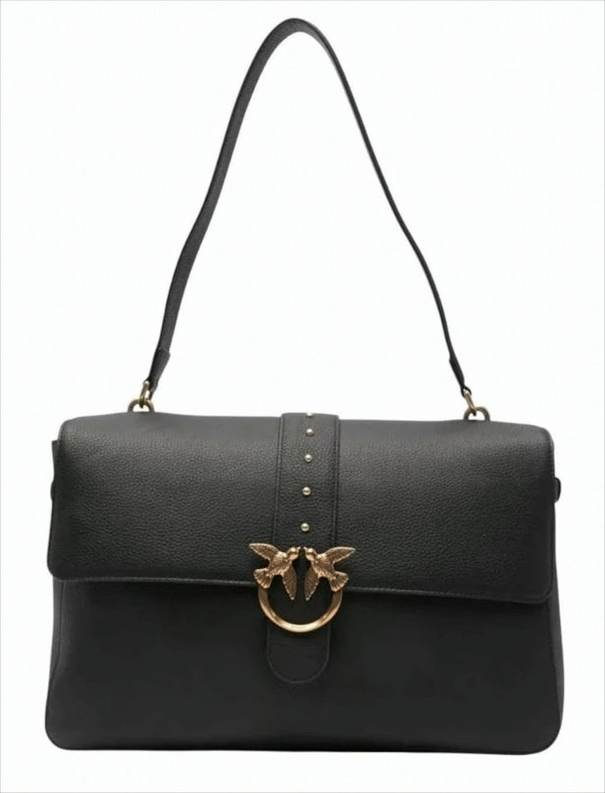 Pinko Hammered Leather Bag