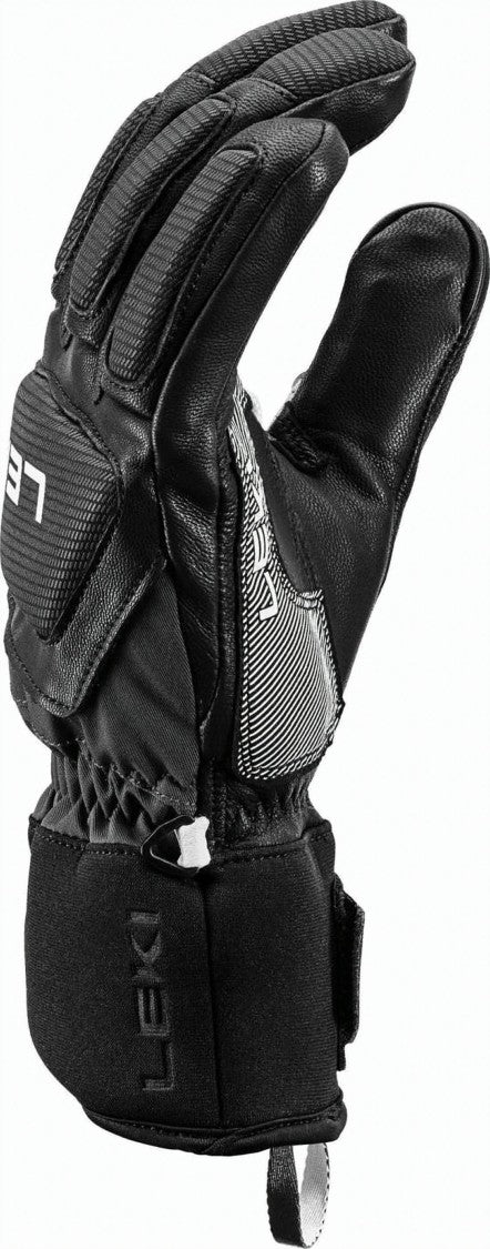 Leki Robust Black Gloves With Padded Knuckles
