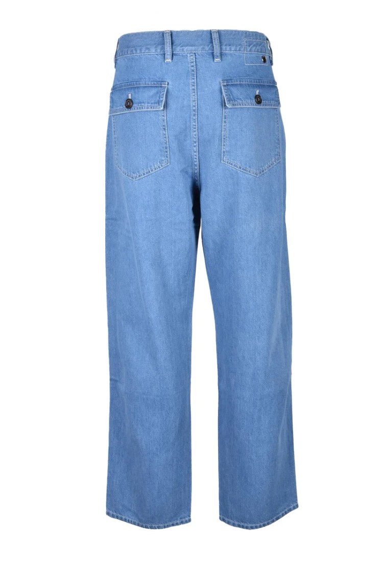 Philippe Model Philippe Model Cotton Trousers - Light Blue