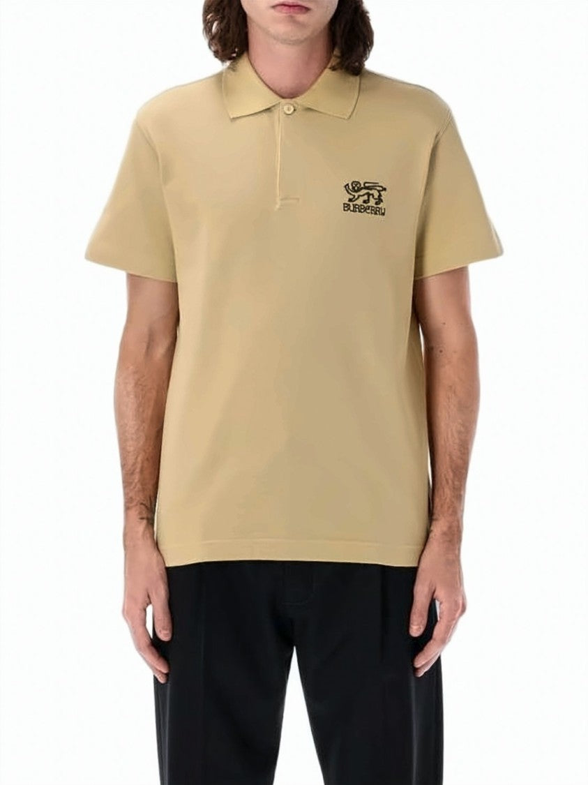 Burberry Textured Fabric Polo Shirt