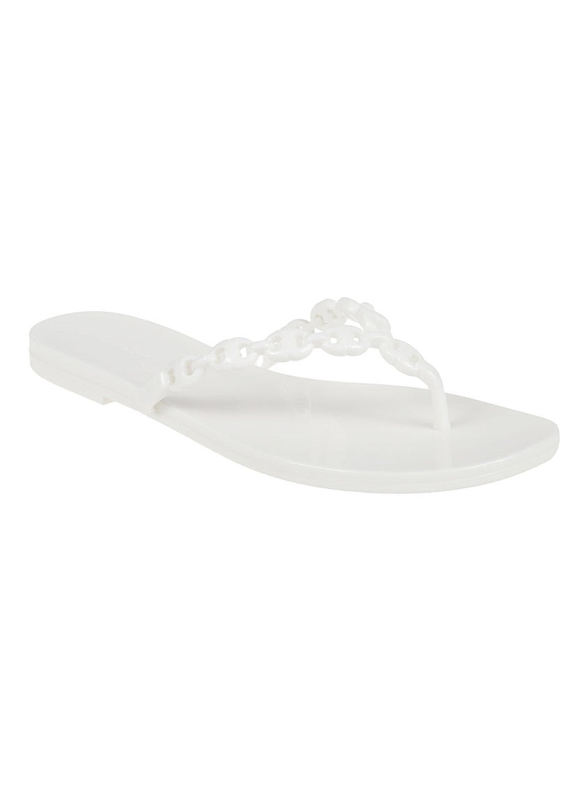 Tory Burch Gemini Thong Sandals With Chain-Link Detailing